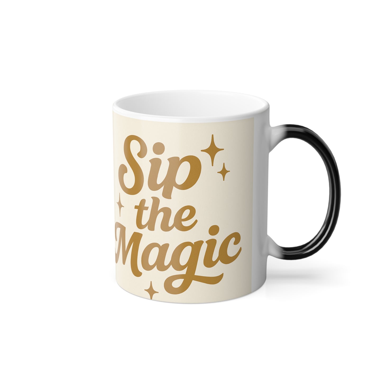 Color-Changing Mug — "Sip the Magic" 11oz Novelty Coffee Cup
