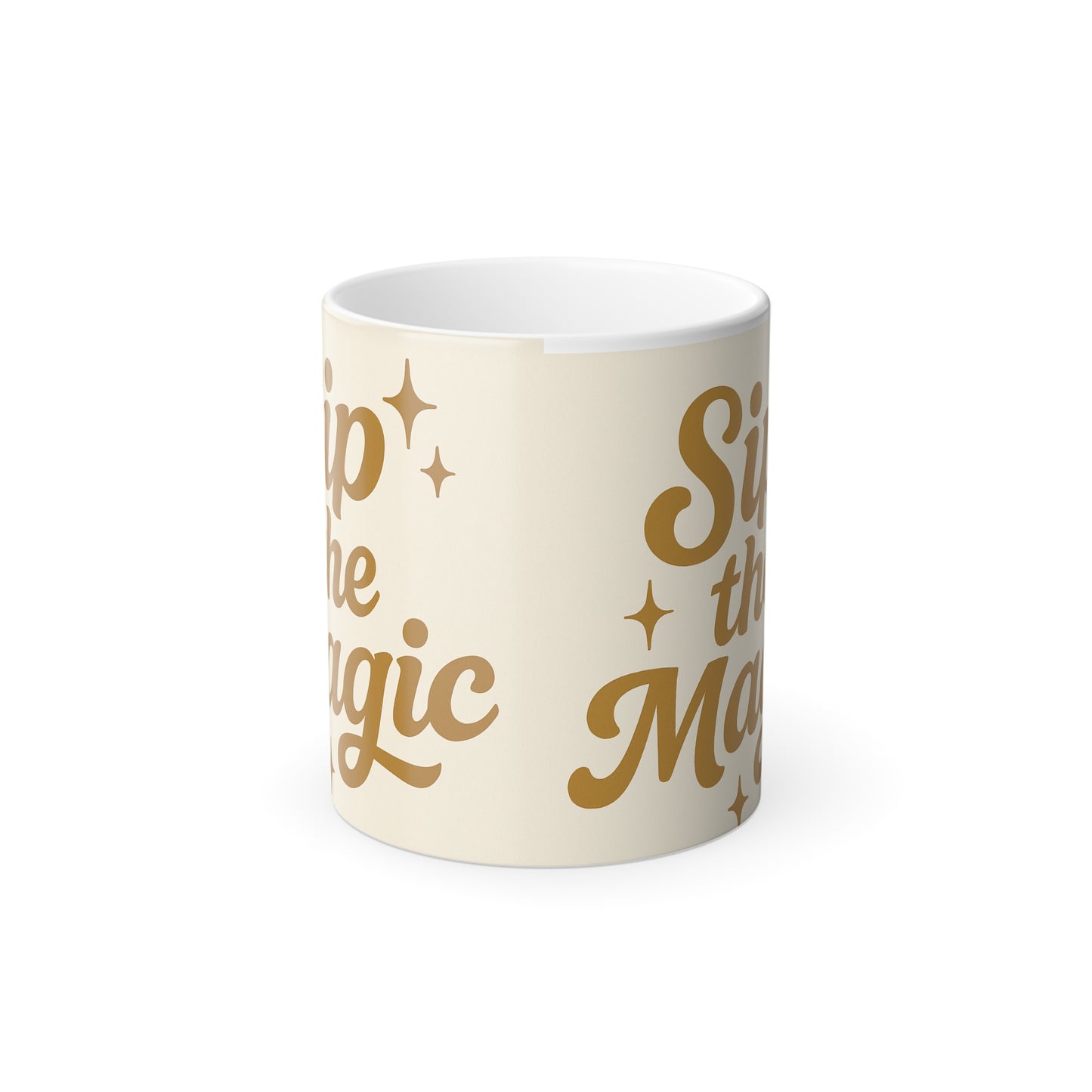Color-Changing Mug — "Sip the Magic" 11oz Novelty Coffee Cup