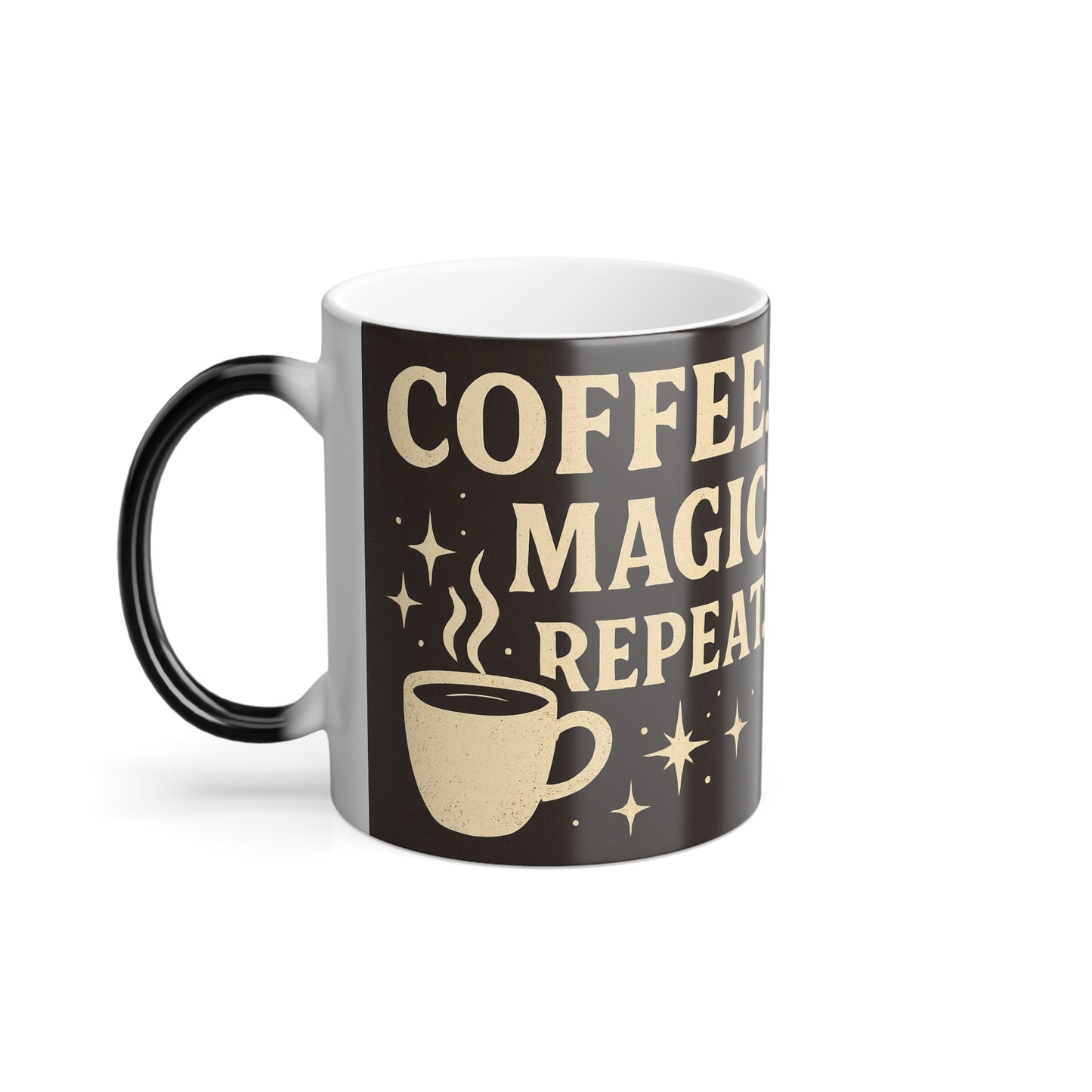 Coffee. Magic. Repeat. Color-Change Mug — 11oz Thermal Reveal Coffee Cup