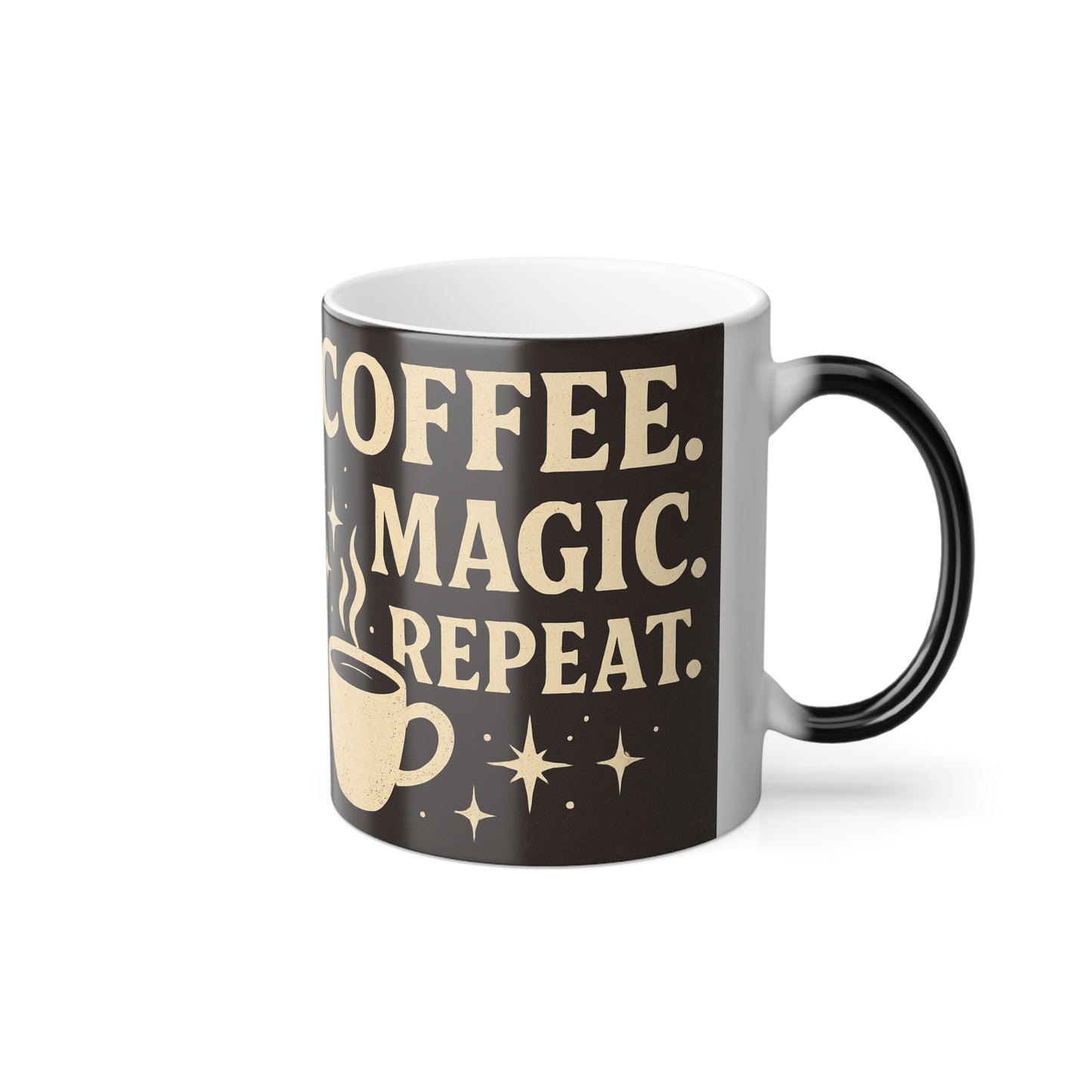 Coffee. Magic. Repeat. Color-Change Mug — 11oz Thermal Reveal Coffee Cup